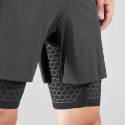Short SALOMON EXO TWINSKIN SHORT Homme Black 9 Short SALOMON EXO TWINSKIN SHORT Homme Black -Salomon short salomon exo twinskin short homme black 3