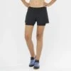 Short SALOMON Sense Aero 2in1 Femme Black -Salomon short salomon sense aero 2in1 femme black