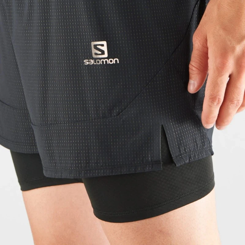 Short SALOMON Sense Aero 2in1 Homme Black 7 Short SALOMON Sense Aero 2in1 Homme Black – Image 5