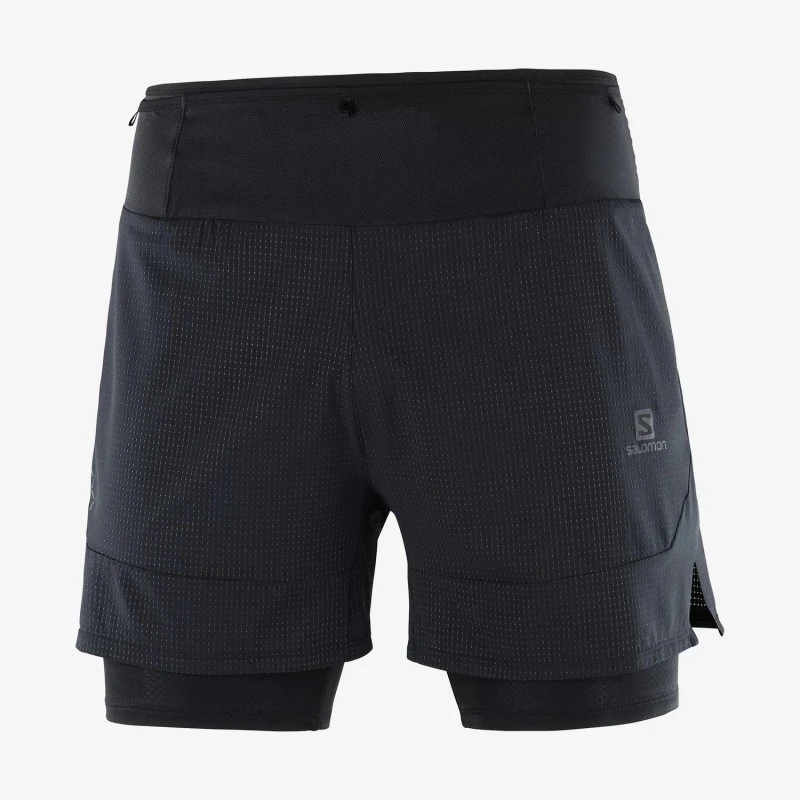 Short SALOMON Sense Aero 2in1 Homme Black 3 Short SALOMON Sense Aero 2in1 Homme Black