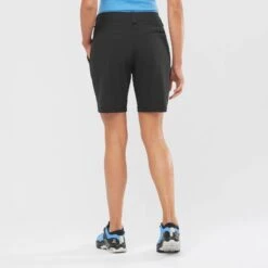 Short SALOMON Wayfarer Shorts Femme Black -Salomon short salomon wayfarer shorts femme black 2