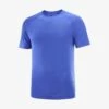 Tee-Shirt SALOMON Cross Run SS Tee Homme Nautical Blue -Salomon tee shirt salomon cross run ss tee homme nautical blue