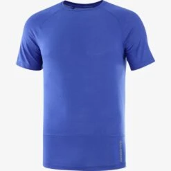 Tee-Shirt SALOMON Cross Run SS Tee Homme Surf The Web