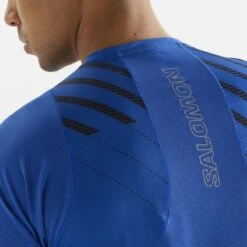Tee-Shirt SALOMON Sense Aero Homme Nautical Blue -Salomon tee shirt salomon sense aero homme nautical blue 2