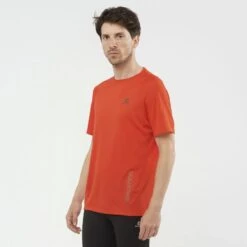 Tee-Shirt SALOMON Sense Aero SS Tee Homme Fiery Red