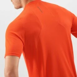 Tee-Shirt SALOMON Sense Aero SS Tee Homme Fiery Red -Salomon tee shirt salomon sense aero ss tee homme fiery red 3