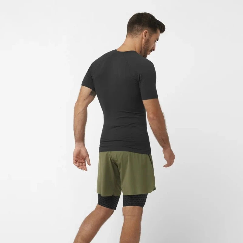Tee-Shirt SALOMON S/LAB Ultra Tee Mixte Black 8 Tee-Shirt SALOMON S/LAB Ultra Tee Mixte Black – Image 6