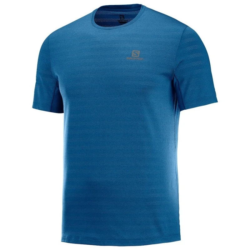Tee-Shirt SALOMON XA Tee Homme Poseidon 4 Tee-Shirt SALOMON XA Tee Homme Poseidon – Image 2