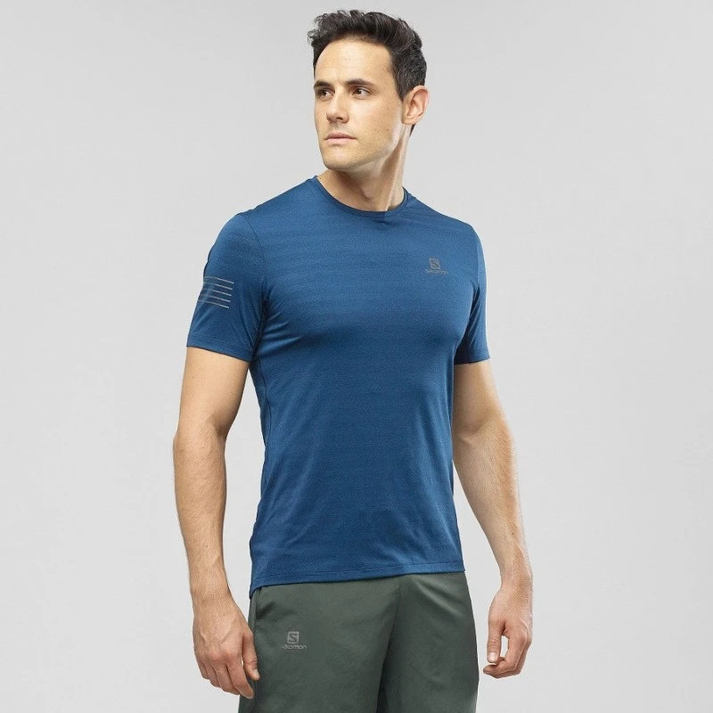 Tee-Shirt SALOMON XA Tee Homme Poseidon 3 Tee-Shirt SALOMON XA Tee Homme Poseidon