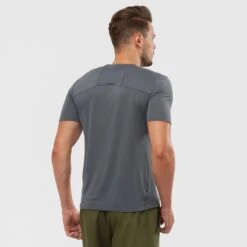 Tee-Shirt SALOMON XA Trail Tee Homme Ebony -Salomon tee shirt salomon xa trail tee homme ebony 2
