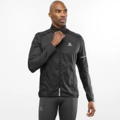 Veste SALOMON Agile Wind JKT Homme Noire