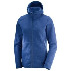 Veste SALOMON Bise Hoodie Femme Medieval Blue Heather