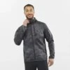 Veste SALOMON Bonatti Cross FZ Hoodie Homme Black / AO -Salomon veste salomon bonatti cross fz hoodie homme black ao