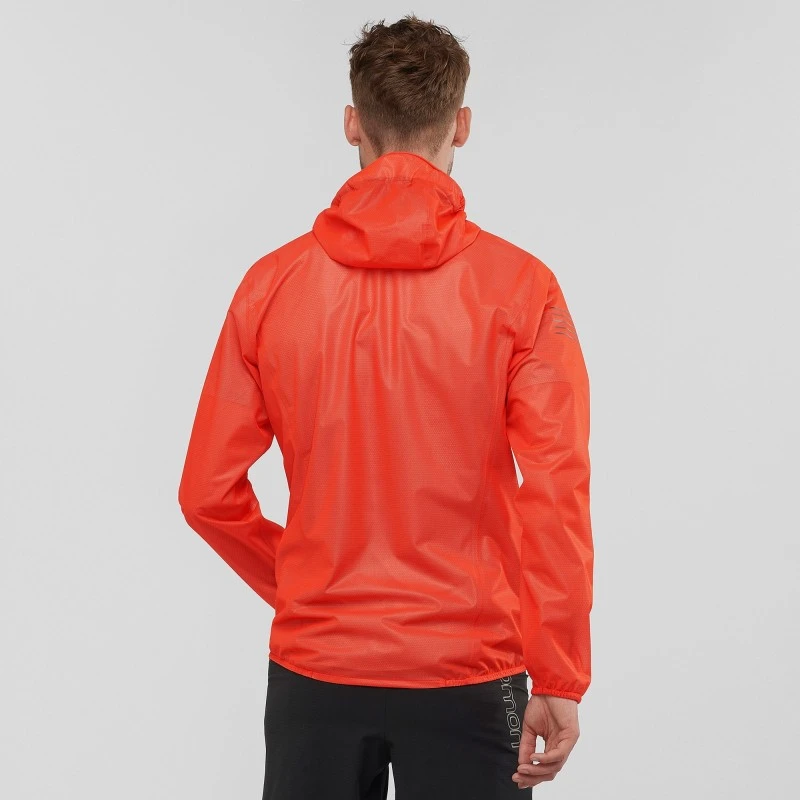 Veste SALOMON Bonatti Race WP JKT Homme Cherry Tomato 5 Veste SALOMON Bonatti Race WP JKT Homme Cherry Tomato – Image 3
