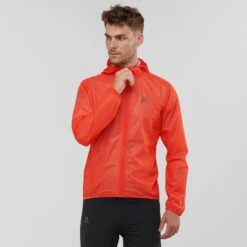 Veste SALOMON Bonatti Race WP JKT Homme Cherry Tomato