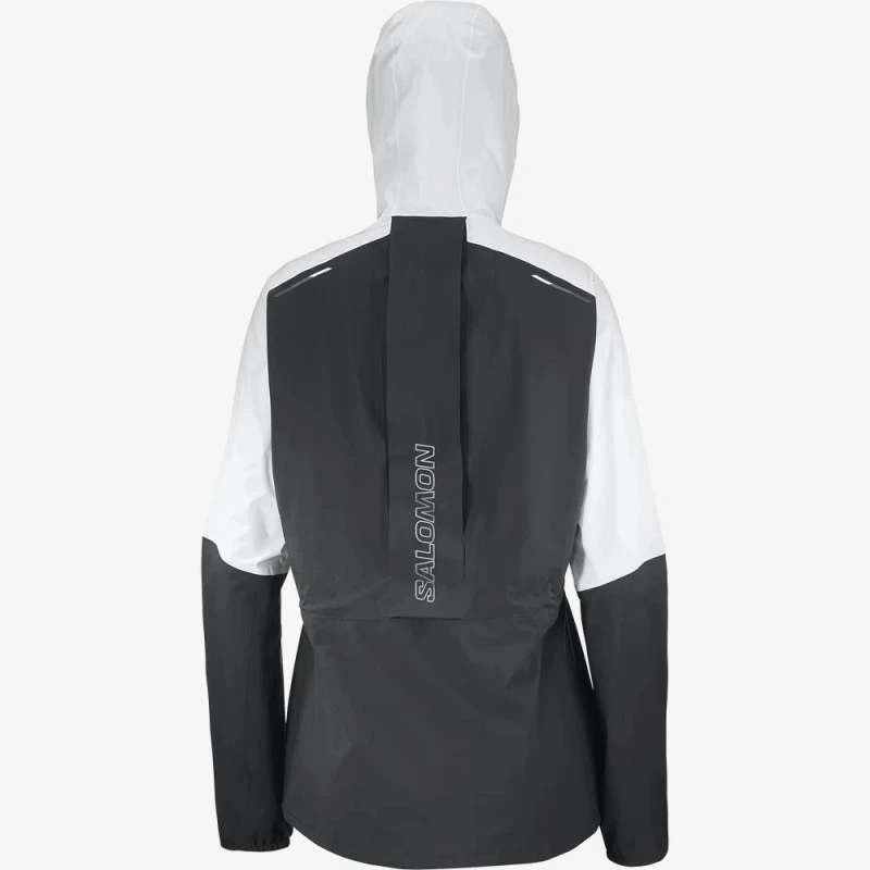 Veste SALOMON Bonatti Trail Jacket Femme Black / White 11 Veste SALOMON Bonatti Trail Jacket Femme Black / White – Image 9