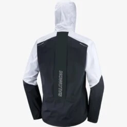 Veste SALOMON Bonatti Trail Jacket Homme Black / White -Salomon veste salomon bonatti trail jacket homme black white 6