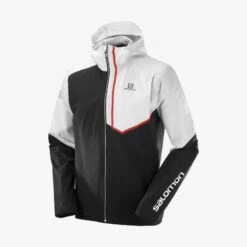 Veste SALOMON Bonatti Trail WP JKT Homme White / Black