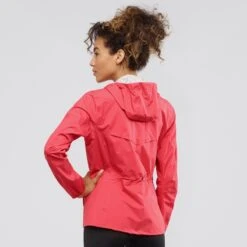 Veste SALOMON Bonatti Waterproof Jacket Femme Cayenne -Salomon veste salomon bonatti waterproof jacket femme cayenne 2