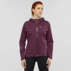 Veste SALOMON Bonatti Waterproof Jacket Femme Winetasting