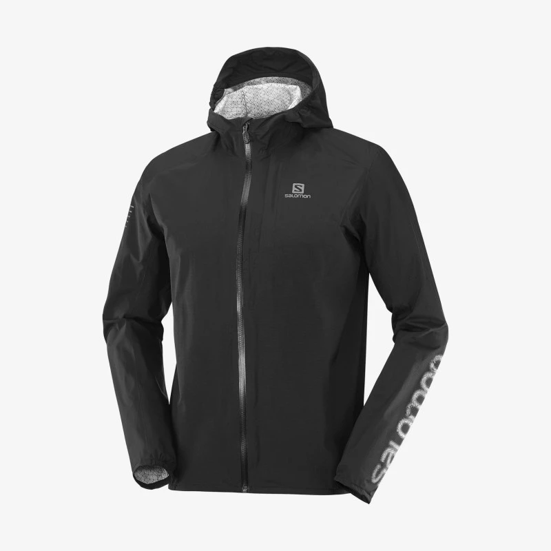 Veste SALOMON Bonatti WP JKT Homme Black / Nocturne 4 Veste SALOMON Bonatti WP JKT Homme Black / Nocturne – Image 2
