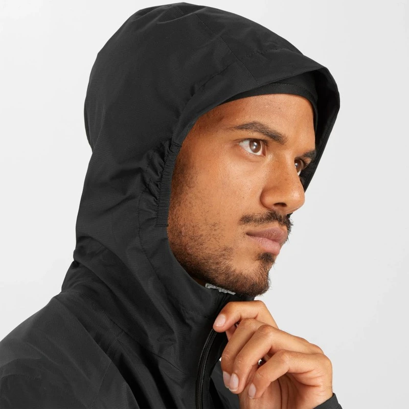 Veste SALOMON Bonatti WP JKT Homme Black / Nocturne 6 Veste SALOMON Bonatti WP JKT Homme Black / Nocturne – Image 4