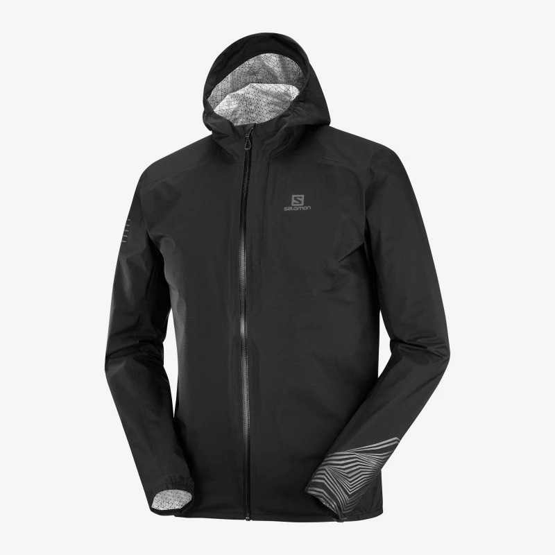 Veste SALOMON Bonatti WP JKT Homme Black / Reflective 4 Veste SALOMON Bonatti WP JKT Homme Black / Reflective – Image 2