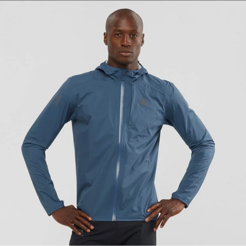 Veste SALOMON Bonatti WP JKT Homme Dark Denim 4 Veste SALOMON Bonatti WP JKT Homme Dark Denim – Image 2