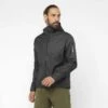 Veste SALOMON Bonatti WP JKT Homme Deep Black -Salomon veste salomon bonatti wp jkt homme deep black