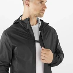 Veste SALOMON Bonatti WP JKT Homme Deep Black -Salomon veste salomon bonatti wp jkt homme deep black 3