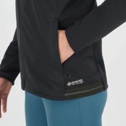 Veste SALOMON GTX WS Softshell JKT Femme Black -Salomon veste salomon gtx ws softshell jkt femme black 5