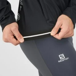 Veste SALOMON GTX WS Softshell JKT Homme Black -Salomon veste salomon gtx ws softshell jkt homme black 4