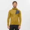 Veste SALOMON Outline FZ Hoodie Homme Cumin -Salomon veste salomon outline fz hoodie homme cumin