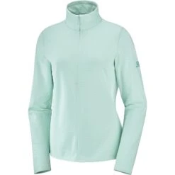 Veste SALOMON Outrack FZ Femme Icy Morn -Salomon veste salomon outrack fz femme icy morn 2