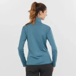 Veste SALOMON Outrack FZ Mid Femme Mallard Blue 7 Veste SALOMON Outrack FZ Mid Femme Mallard Blue -Salomon veste salomon outrack fz mid femme mallard blue 2