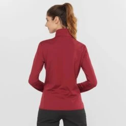 Veste SALOMON Outrack FZ Mid Femme Pomegranate 8 Veste SALOMON Outrack FZ Mid Femme Pomegranate -Salomon veste salomon outrack fz mid femme pomegranate 2