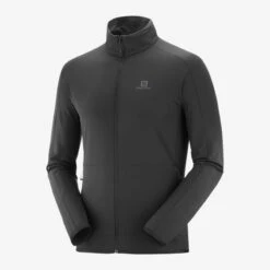 Veste SALOMON Outrack FZ Mid Homme Noire